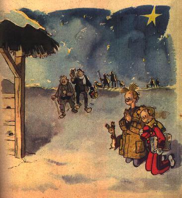 Franquin Noël en 1950