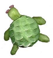 une tortue en pate à modeler