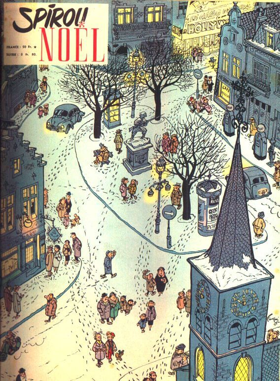 Franquin Noël en 1955