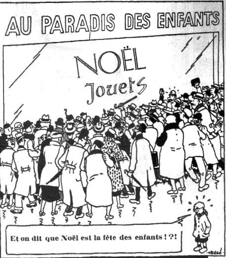 Hergé Noël en 1952