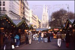 Vienne : Marché de Noël sur la place de l'Hôtel de ville (Rathaus Park)